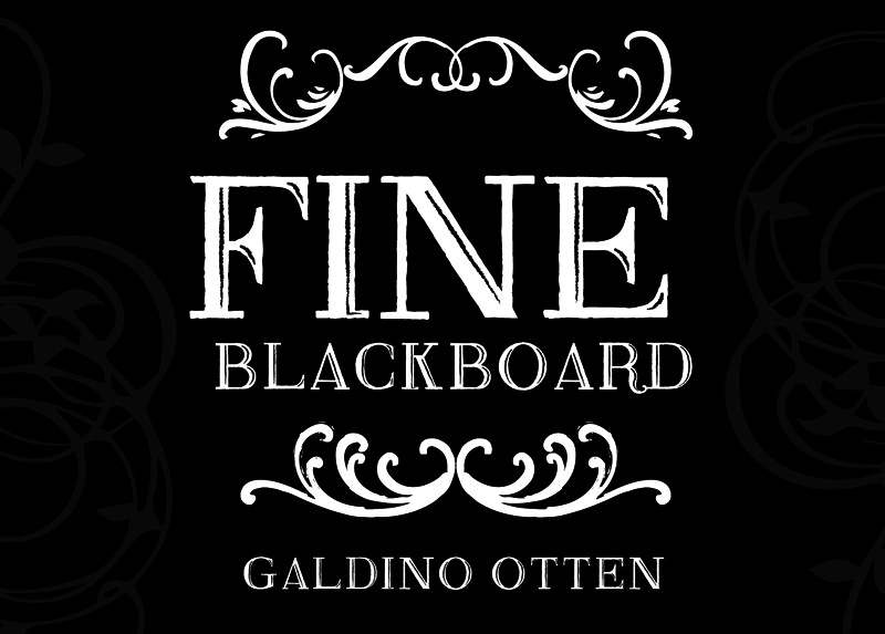 Fine Blackboard illustration 1