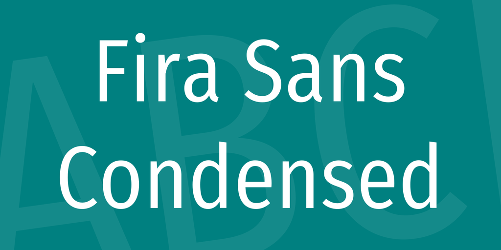 Fira Sans Condensed illustration 1