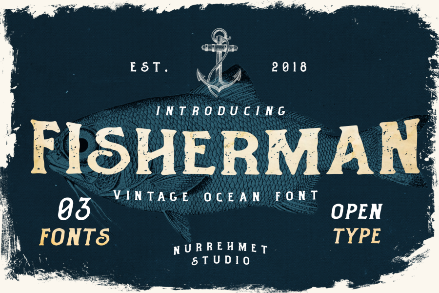 Fisherman Font · 1001 Fonts