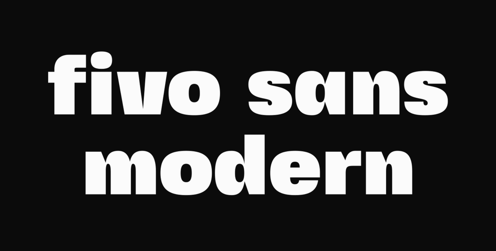 Fivo Sans Modern illustration 1