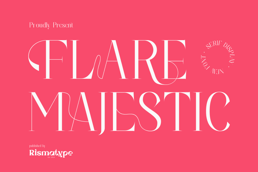 Flare Majestic Font Family · 1001 Fonts