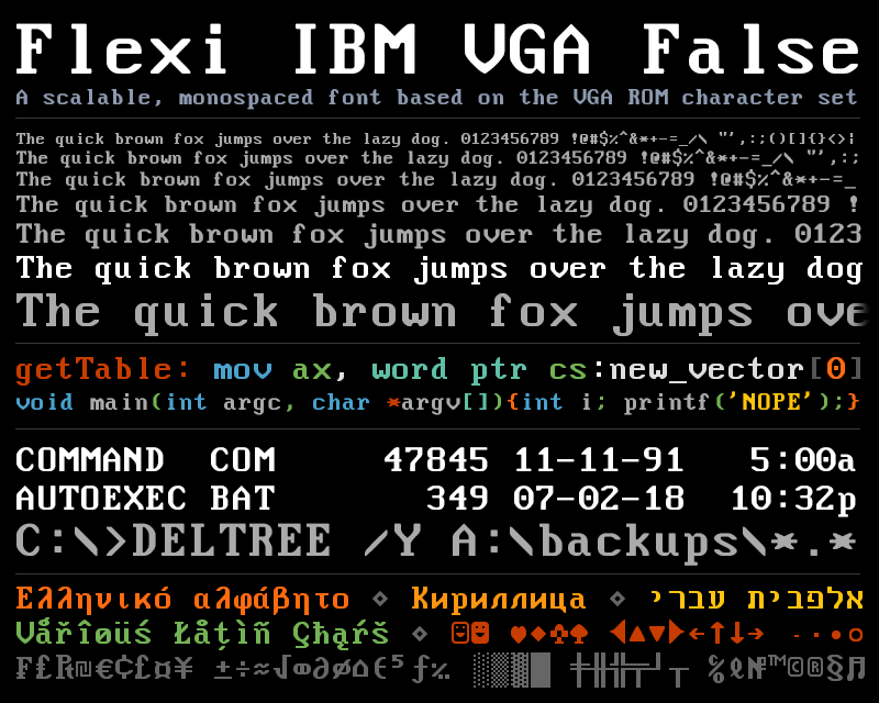Flexi IBM VGA False illustration 1