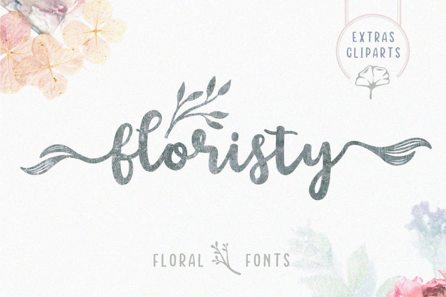 floristy Script Font · 1001 Fonts