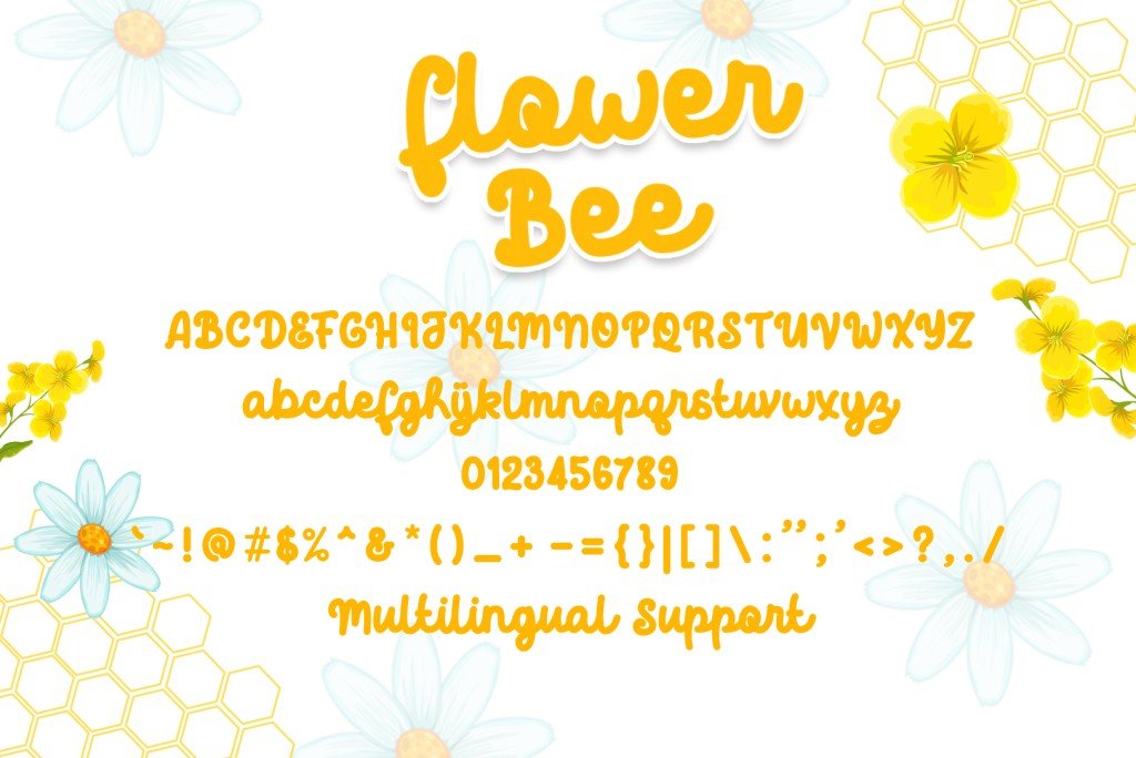 Flower Bee illustration 4