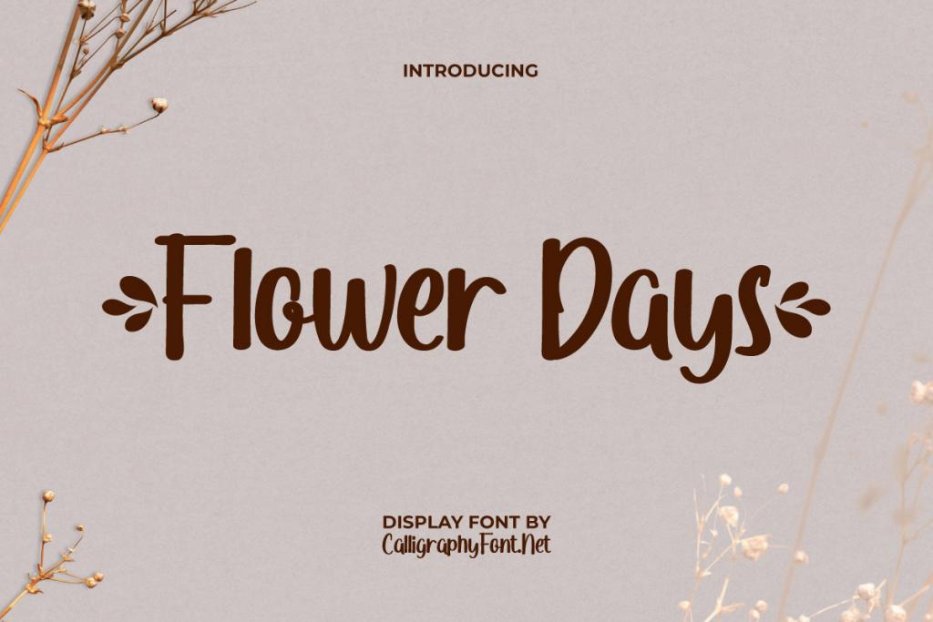 Flower Days Demo illustration 2