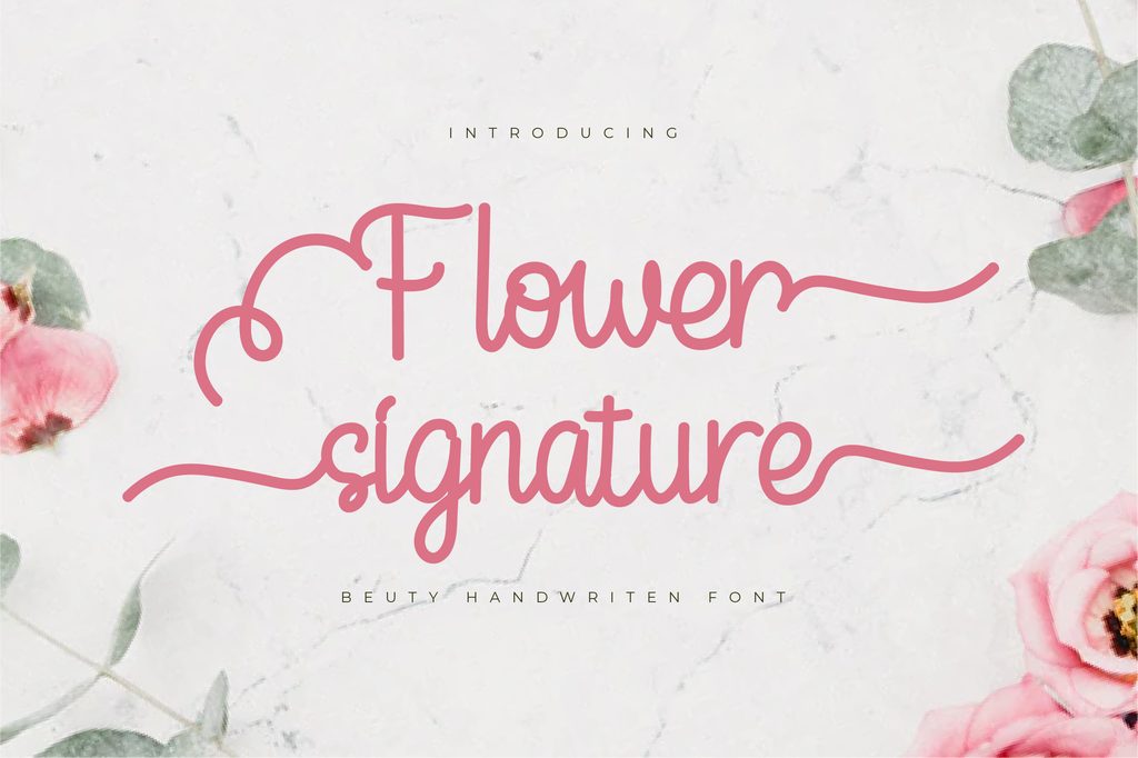 Flower Signature illustration 11