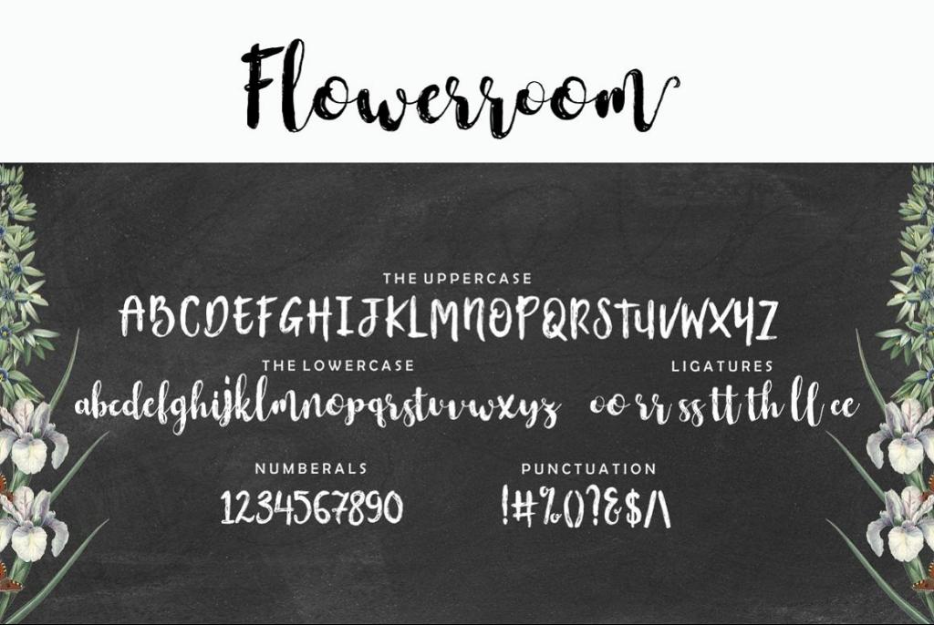 Flowerroom Script illustration 10