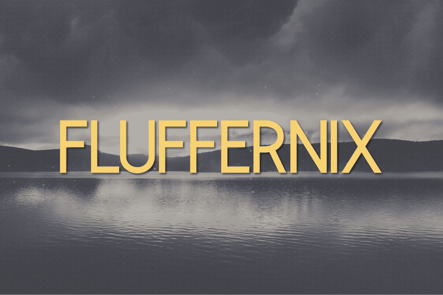 Fluffernutter Font Fluffernix Font · 1001 Fonts