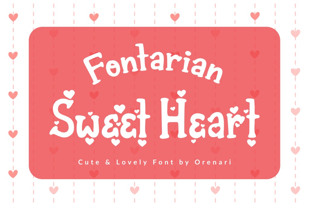 Fontarian Sweet Heart illustration 12