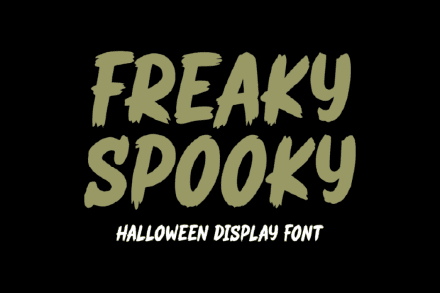 Small R Font Style Freaky Spooky Font · 1001 Fonts