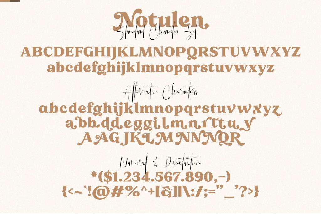 Free - Notulen Serif Display illustration 11