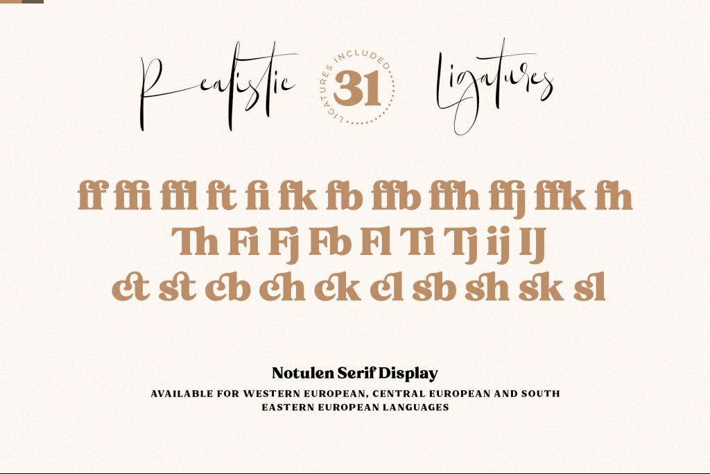 Free - Notulen Serif Display illustration 12