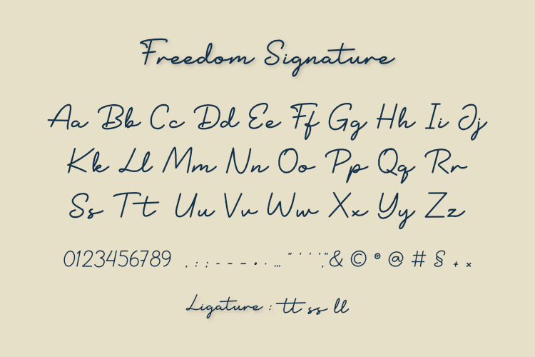 Freedom Signature illustration 6