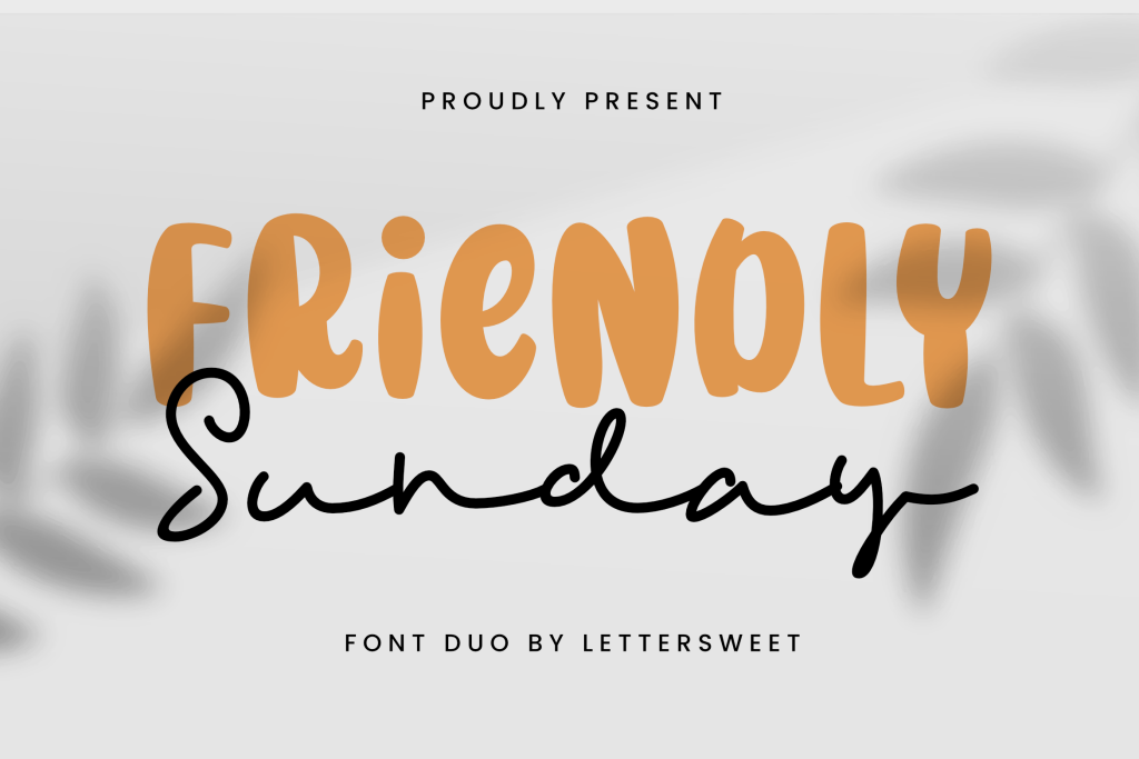 Friendly Sunday Sans illustration 4