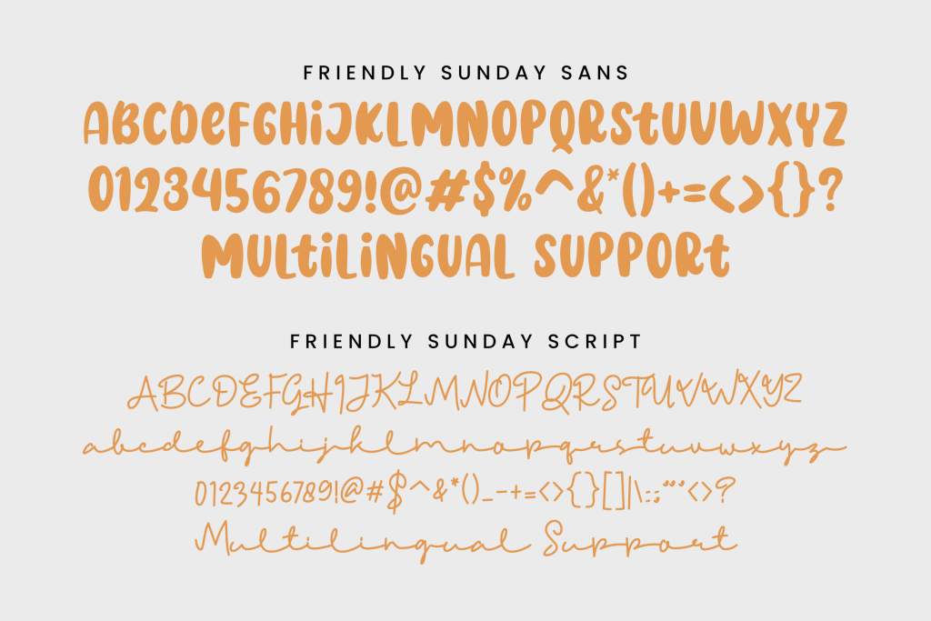 Friendly Sunday Sans illustration 5