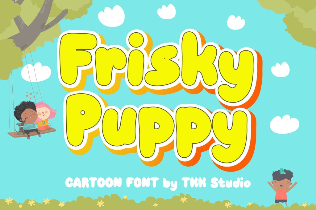 Frisky Puppy illustration 2