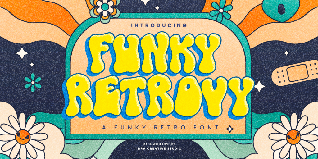 Funky Retrovy illustration 12