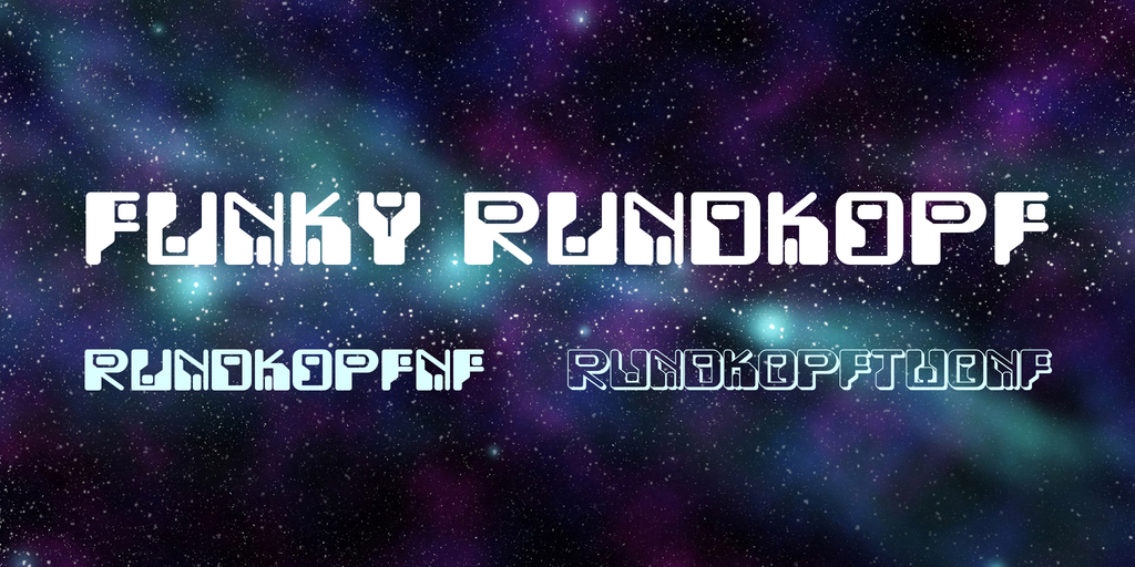 Funky Rundkopf illustration 1