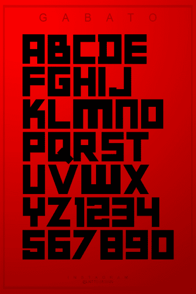 Gabato Font · 1001 Fonts