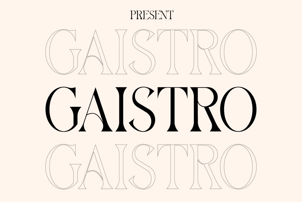 GAISTRO Regular illustration 2