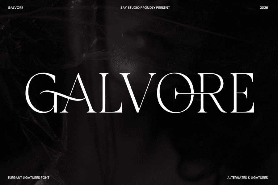 Galvore DEMO Font · 1001 Fonts