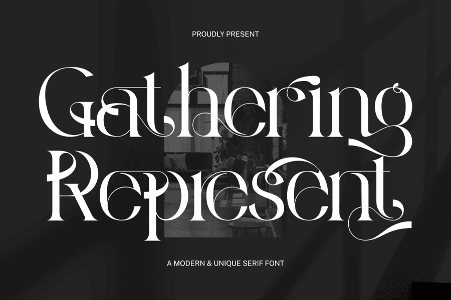 Gathering Represent Demo Font · 1001 Fonts