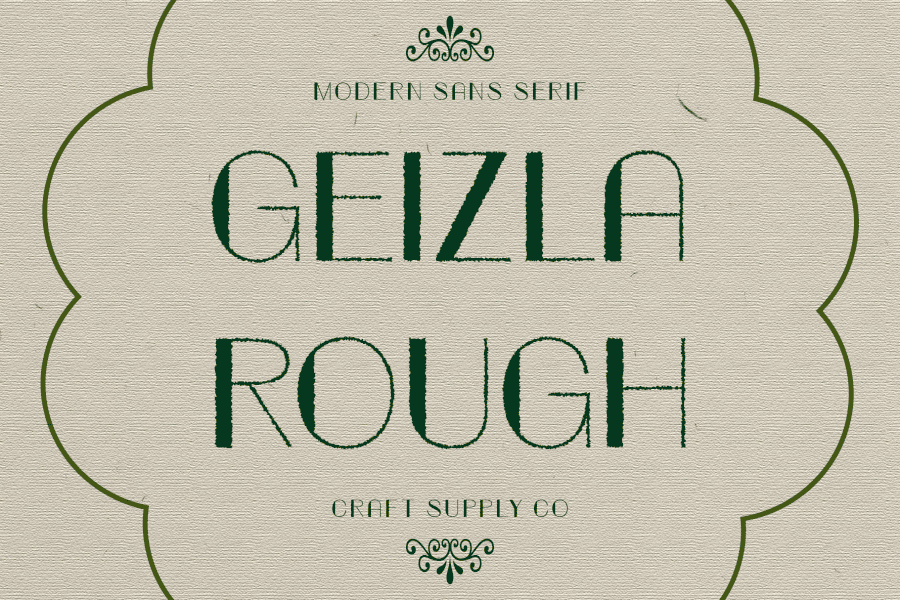 Geizla Rough Demo Font · 1001 Fonts