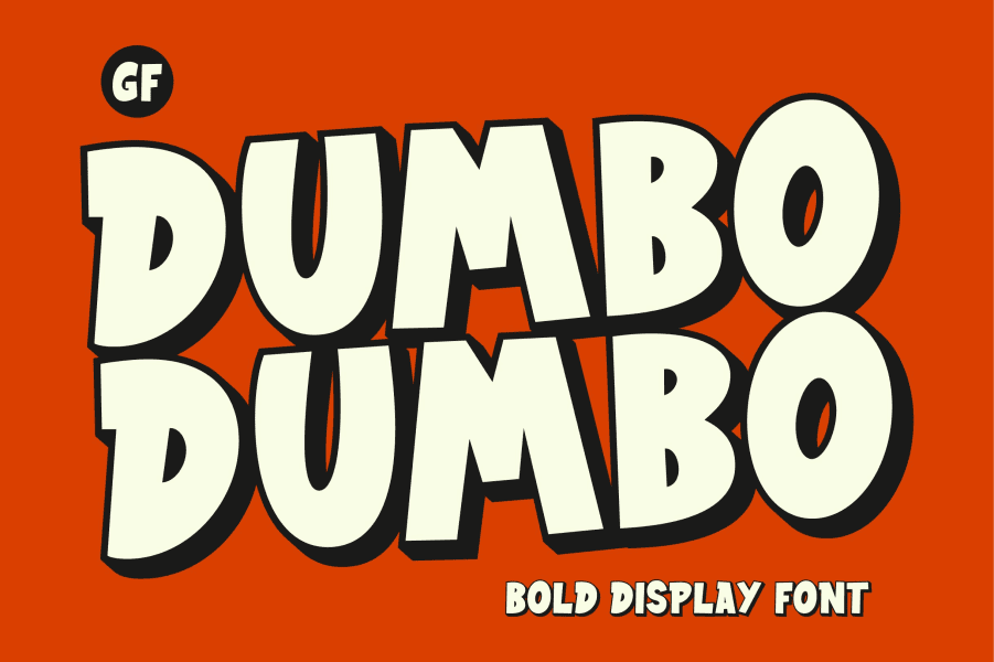 GF Dumbo Font · 1001 Fonts