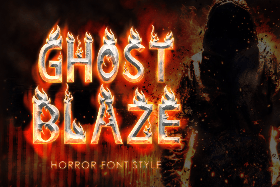 Ghost Blaze Font · 1001 Fonts