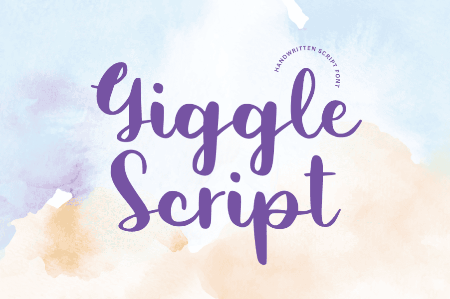 Giggle Script Font · 1001 Fonts