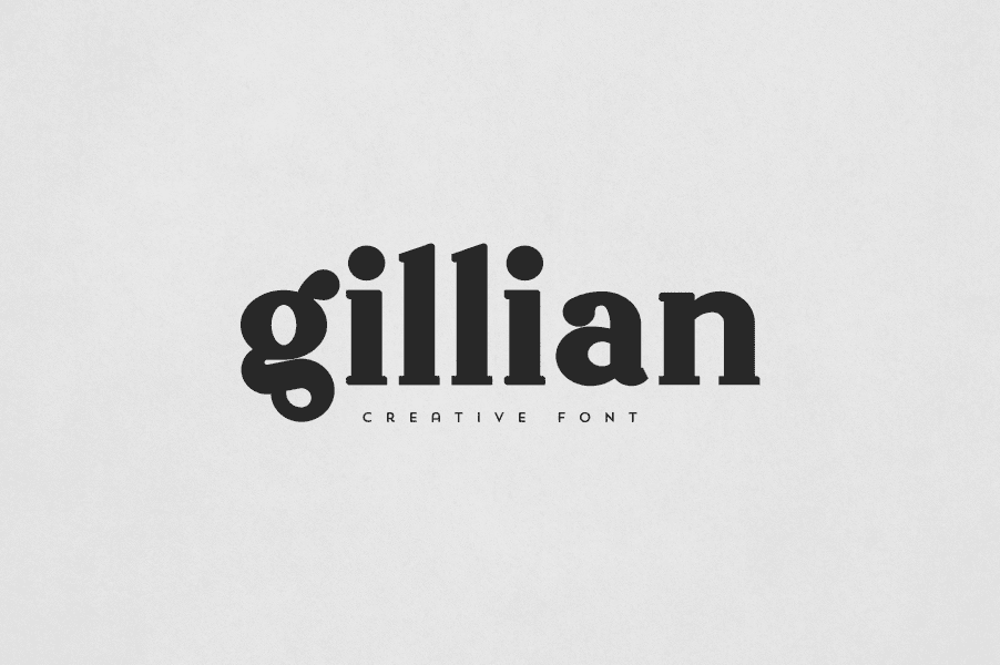 Gillian Font · 1001 Fonts