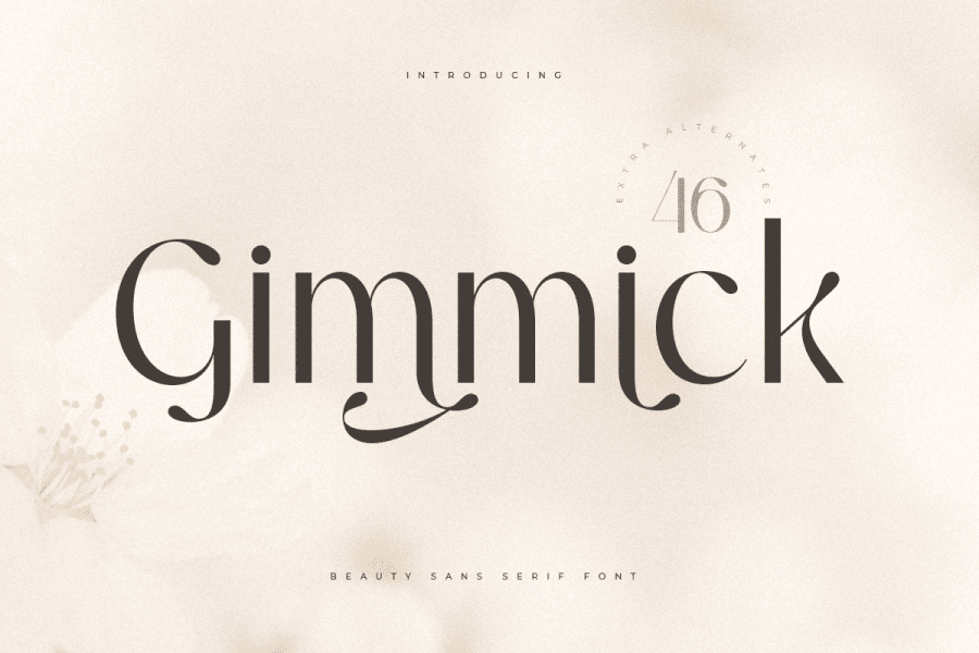 Gimik Lettering Gimmick Font · 1001 Fonts