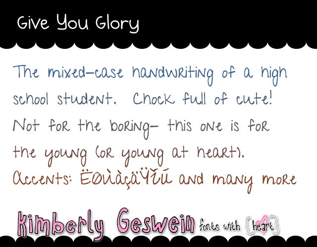 Give You Glory illustration 1