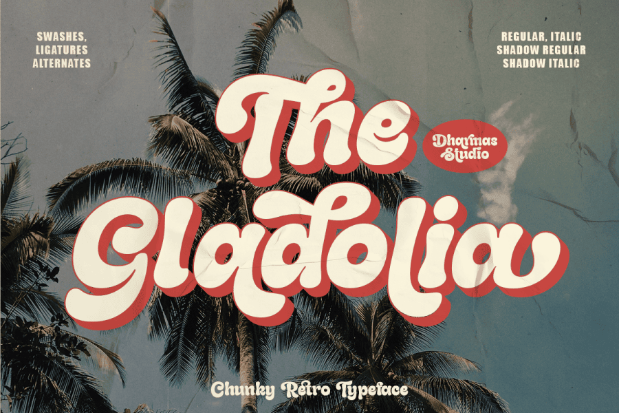 Gladolia DEMO Font · 1001 Fonts