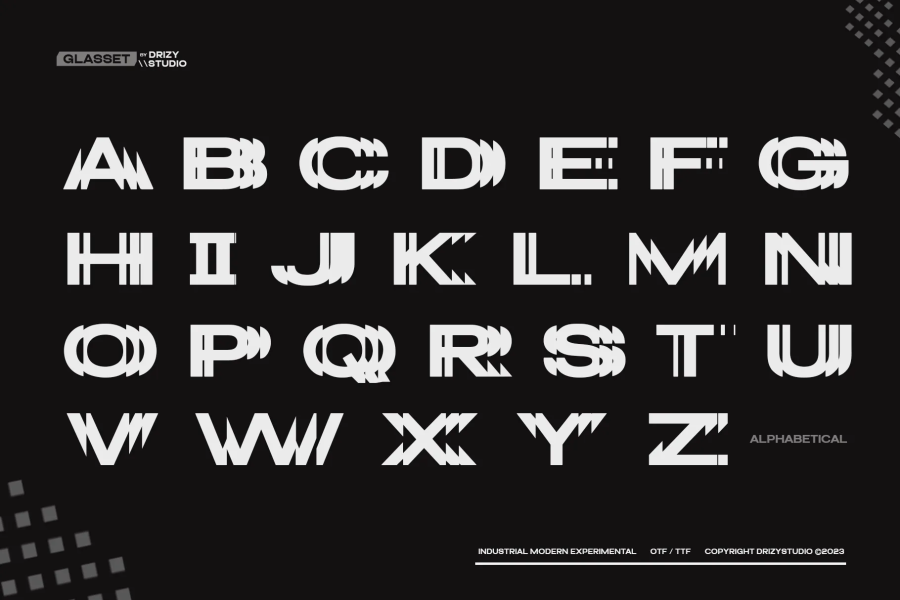 Glasset Font · 1001 Fonts