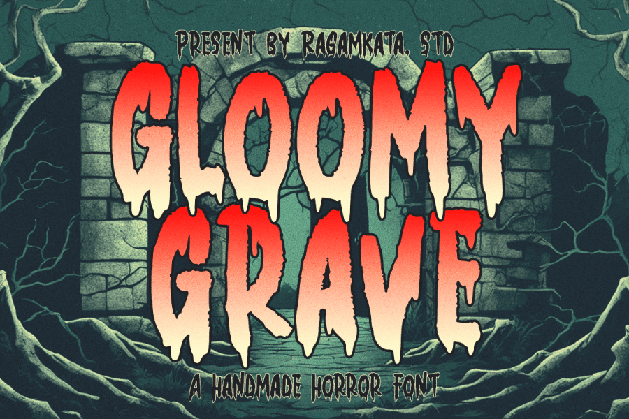 Gloomy Grave DEMO Font · 1001 Fonts