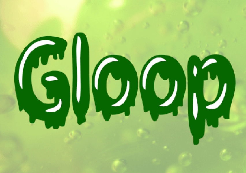 Word Gloop Gloop Font · 1001 Fonts