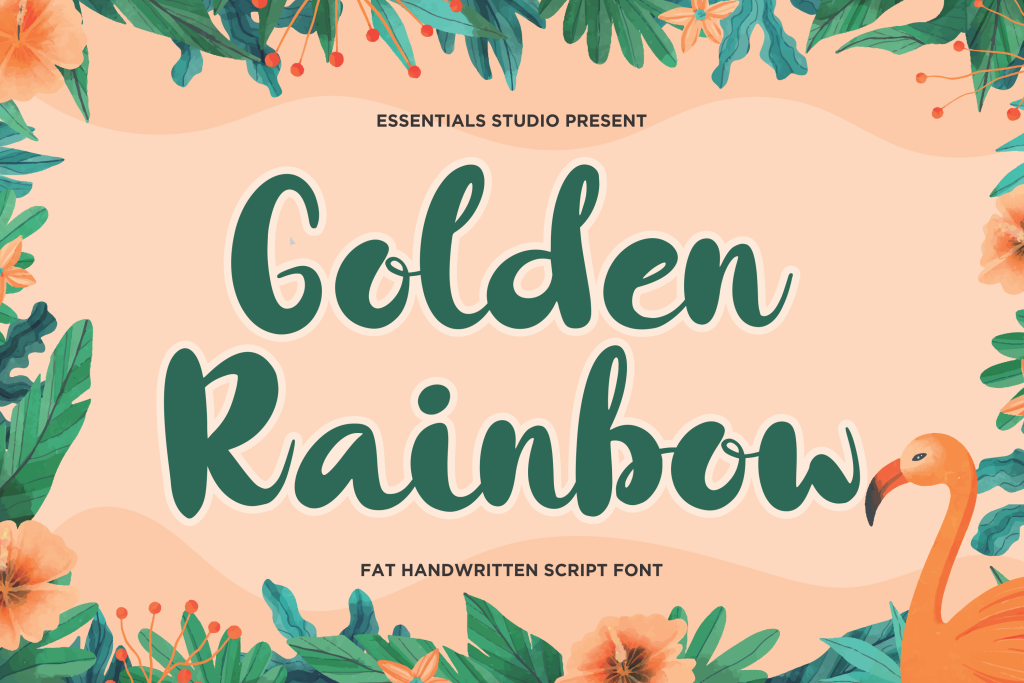 Golden Rainbow illustration 1