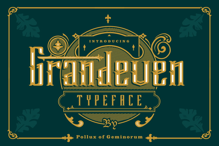 Grandeven Font · 1001 Fonts