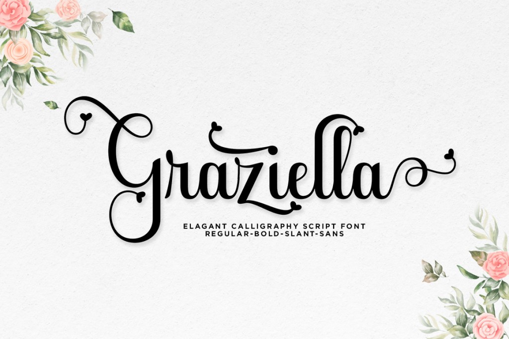 Graziella Script Font · 1001 Fonts