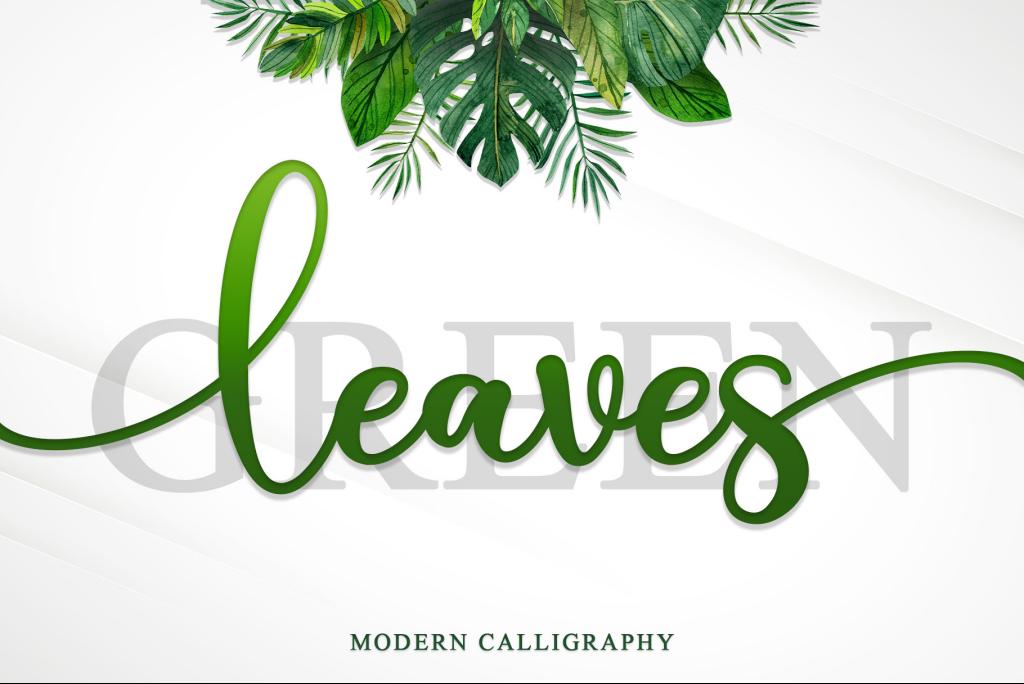 Green Leaves - Personal Use illustration 2