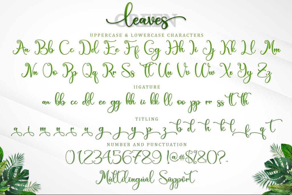 Green Leaves - Personal Use illustration 8