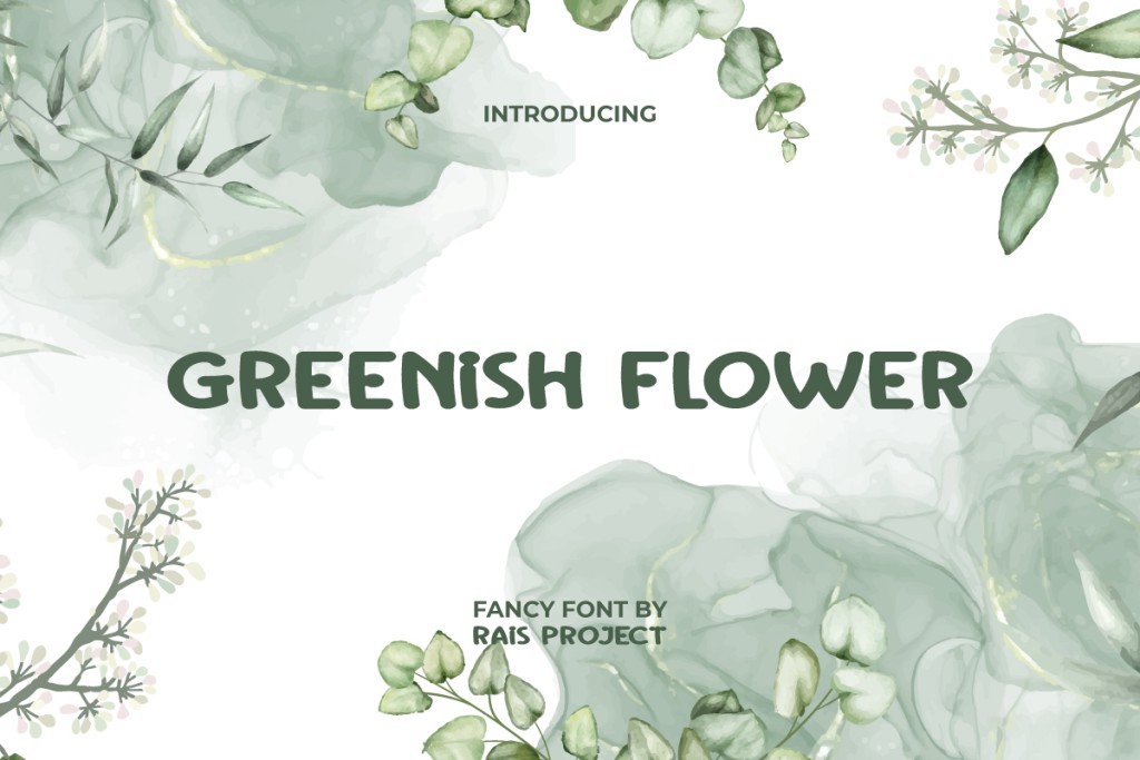 Greenish FlowerDemo illustration 2
