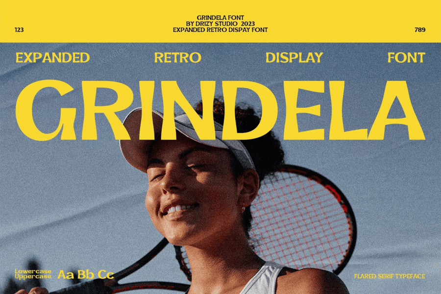 Grindela Font · 1001 Fonts