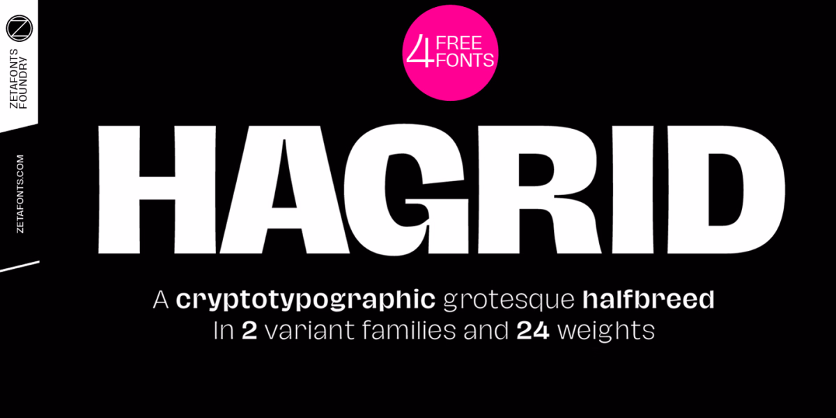 Hagrid by Zetafonts — Free Font Download | NoBadFonts