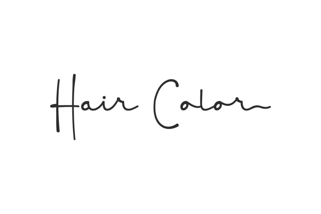 Hair Color Demo illustration 2