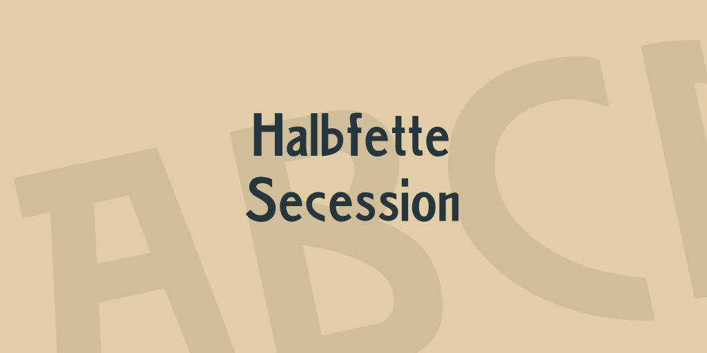 Halbfette Secession illustration 2