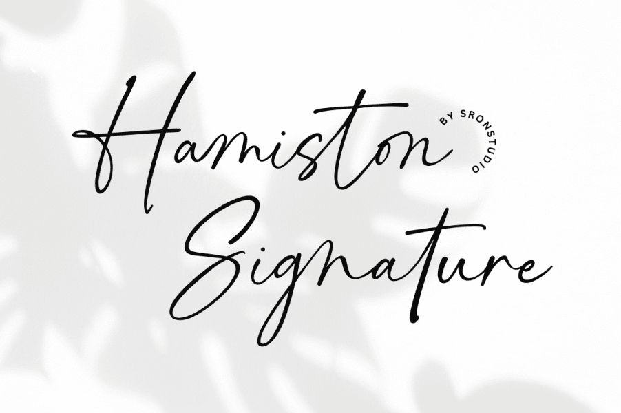 Hamiston Signature Font · 1001 Fonts