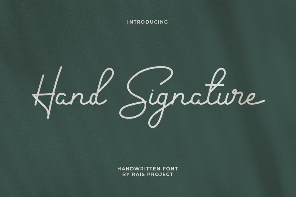 Hand Signature Demo illustration 2