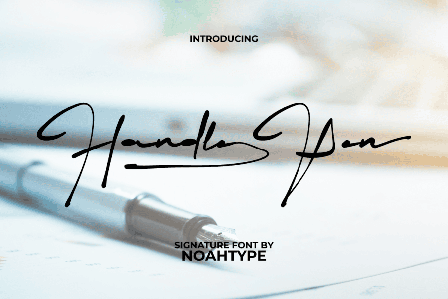 Handle Pen Demo Font · 1001 Fonts